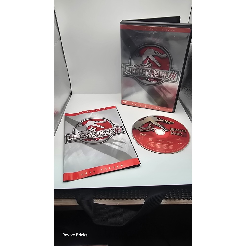 Jurassic Park III 3 (DVD, 2001, Full Screen *OR Widescreen Edition) Tested Great